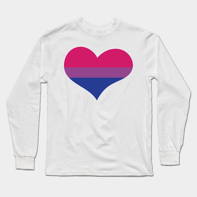 Bi Love Pride Long Sleeve T-Shirt by Xinoni